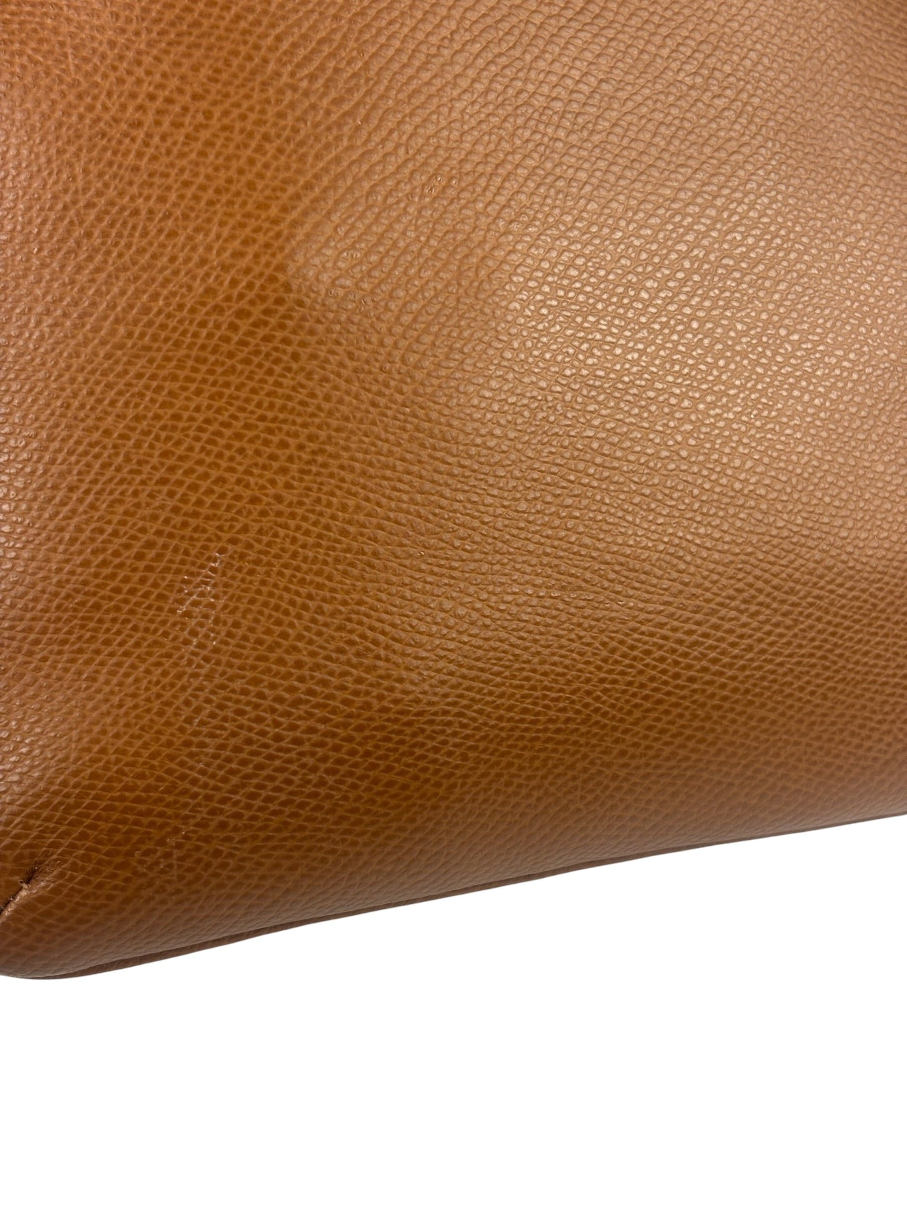 Coach Tan Brown Pebble Leather Crossbody Bag