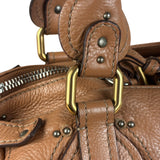 Chloe Vintage Tan Leather Paddington Shoulder Bag