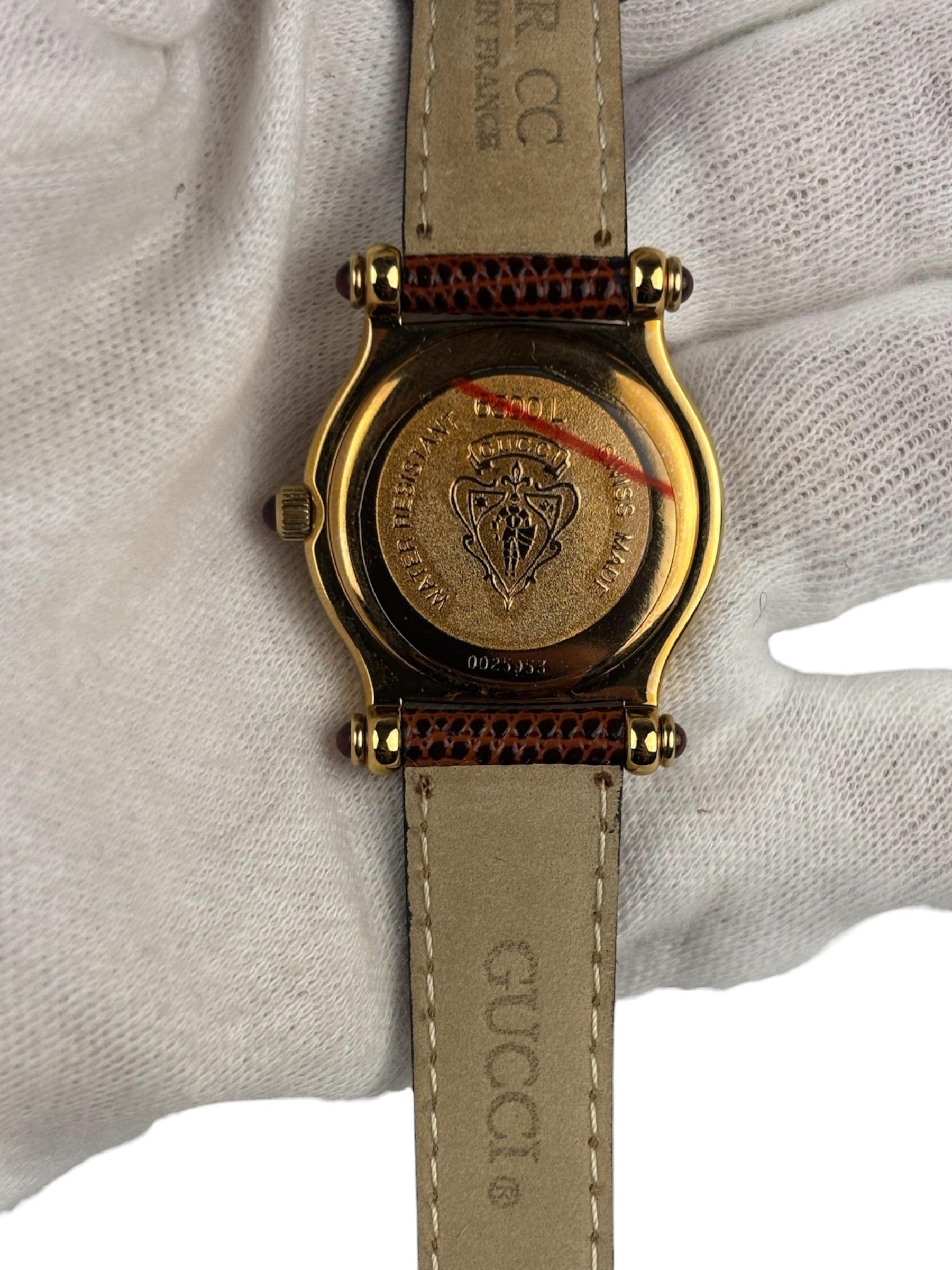 Gucci Vintage Brown/Gold Plated Watch