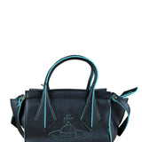 Vivienne Westwood Navy Leather Two Way Bag