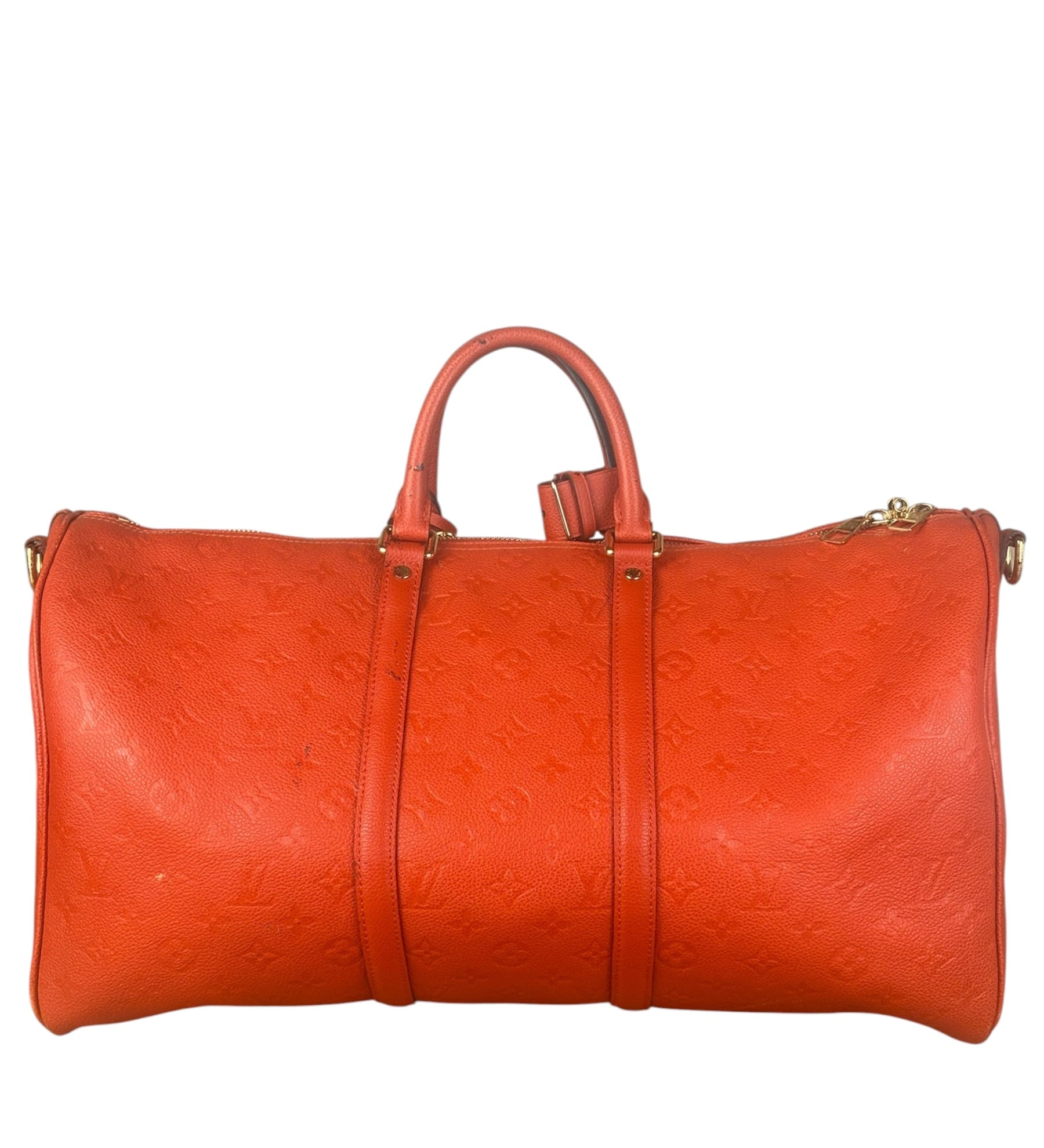 Louis Vuitton Red Empreinte Bandouliere 50