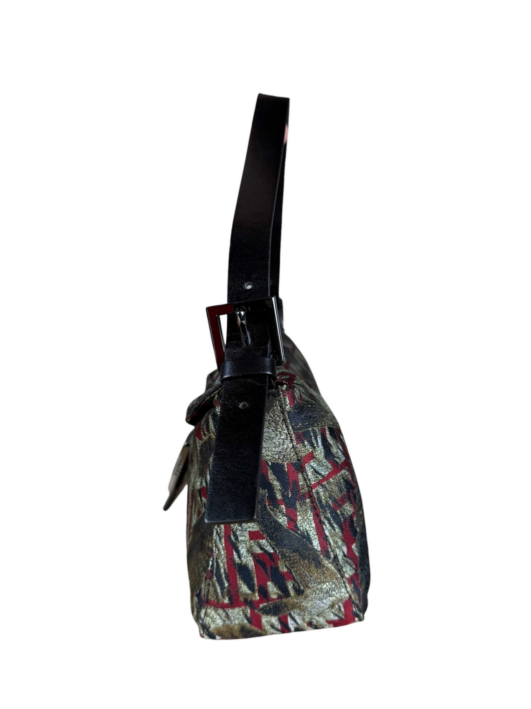 Fendi FF Bird Print Baguette