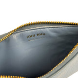 Miu Miu Vintage Blue Zip Cardholder