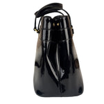Gucci Vintage Black Patent Leather Tote