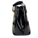 Gucci Vintage Black Patent Leather Tote