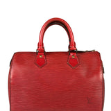 Louis Vuitton Red Epi Leather Speedy 25
