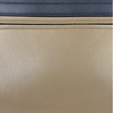 Celine Tri-Color Beige Leather/Suede Trapeze Medium Two-Way Bag