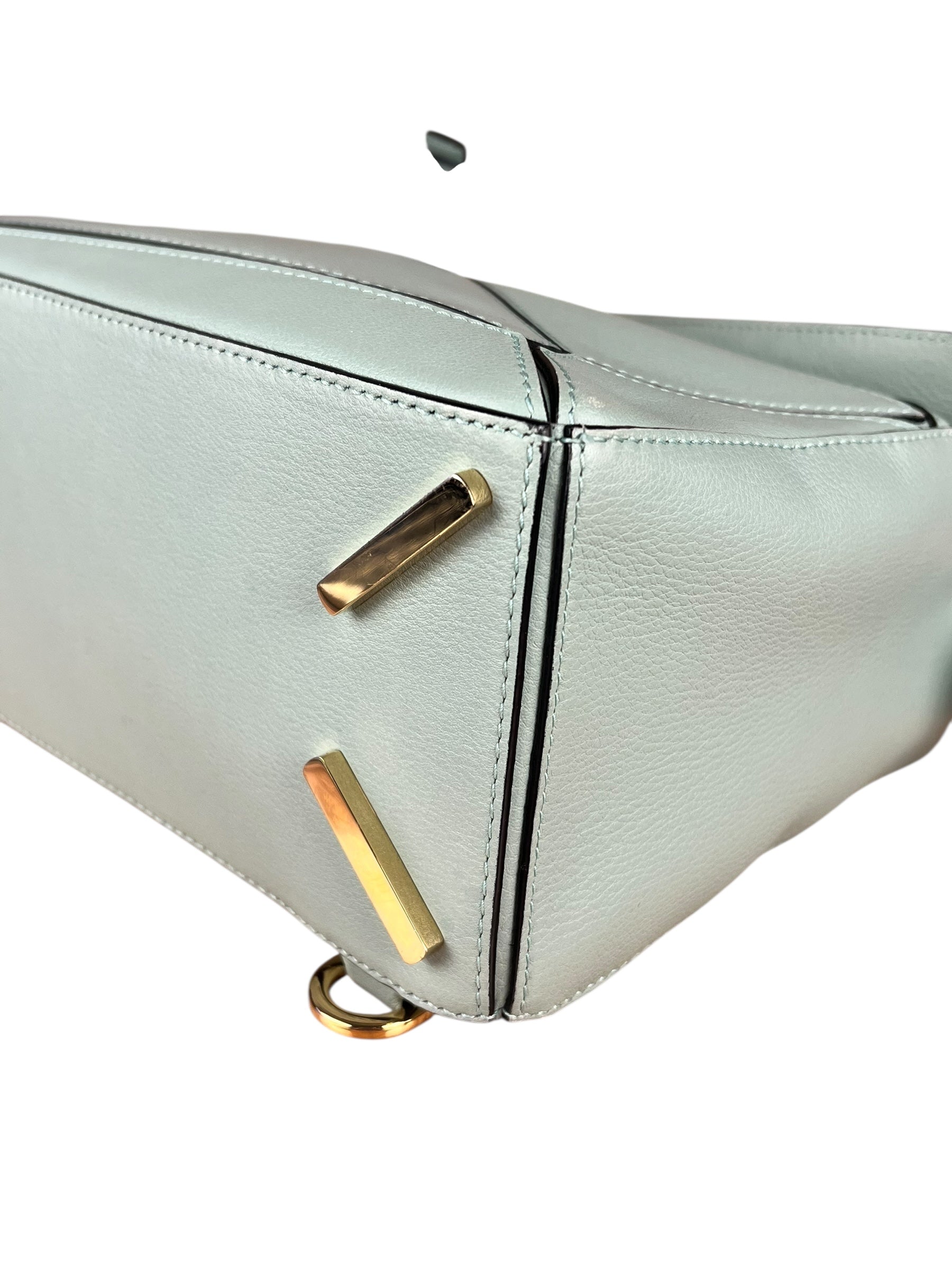 Loewe Green Medium Puzzle Bag