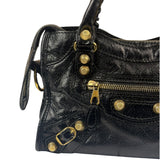 Balenciaga Black Calfskin Mini Le City Bag