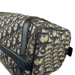 Christian Dior Vintage Canvas Monogram Trotter Oblique Boston Hand Bag