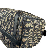 Christian Dior Vintage Canvas Monogram Trotter Oblique Boston Hand Bag