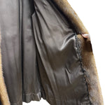 Vintage Kings Tailor Brown Mink Fur Mid Length Coat