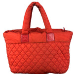 Chanel Red Nylon Coco Cocoon Tote Bag 2009