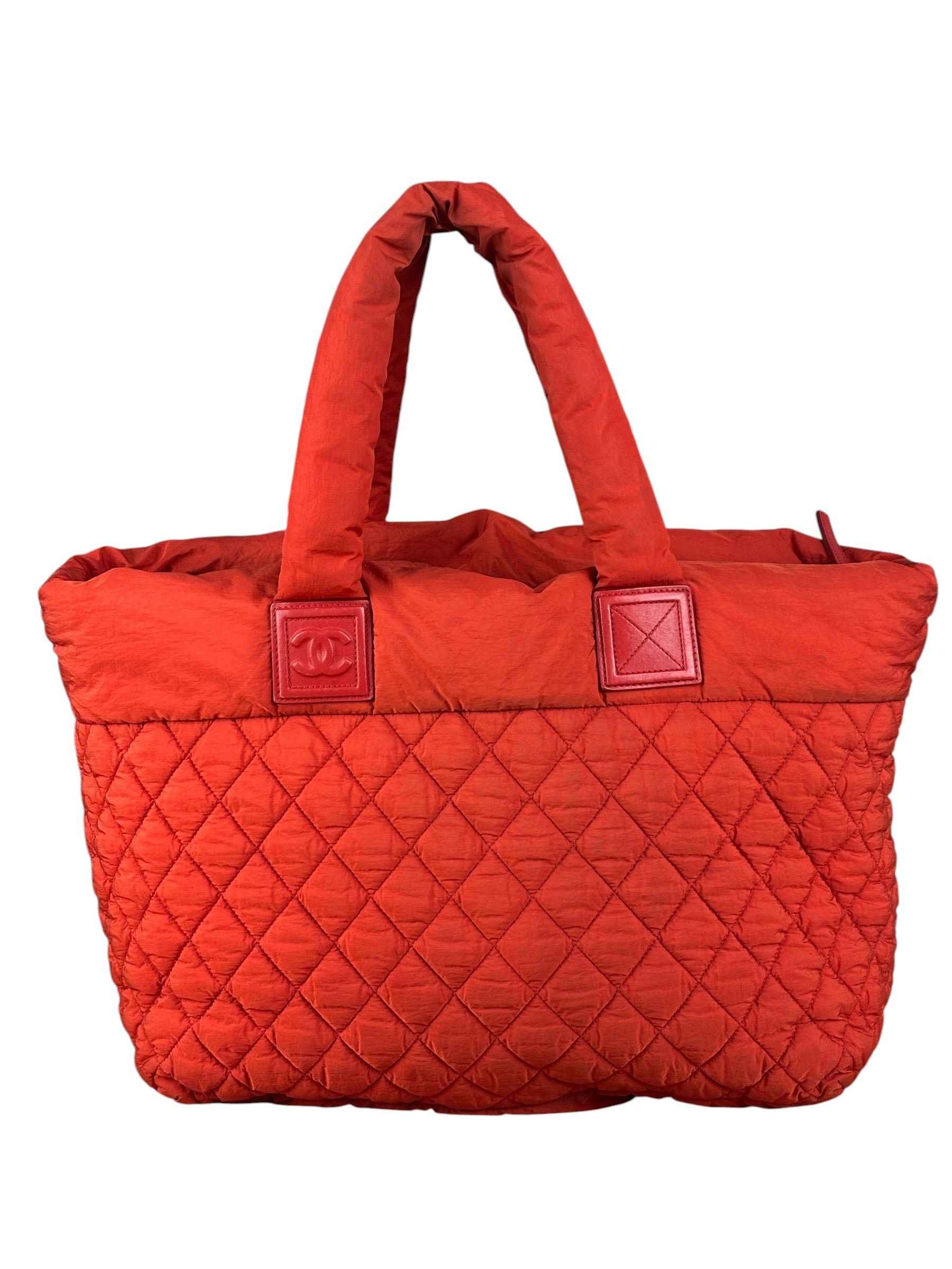 Chanel Red Nylon Coco Cocoon Tote Bag 2009