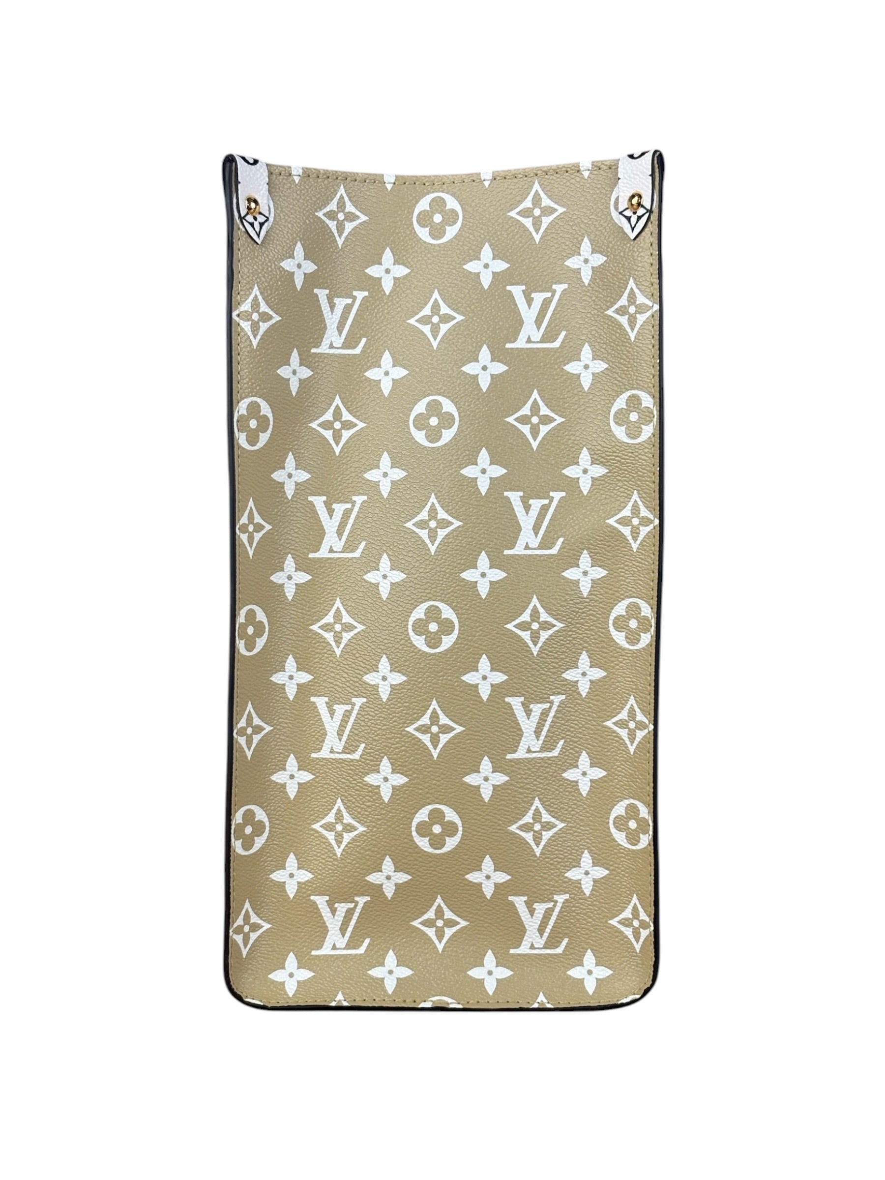 Louis Vuitton Khaki/Green OnTheGo GM Tote