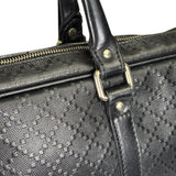 Gucci Black Leather Diamante Briefcase