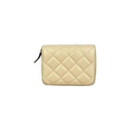 Versace Pink Leather Medusa Quilted Bifold Wallet