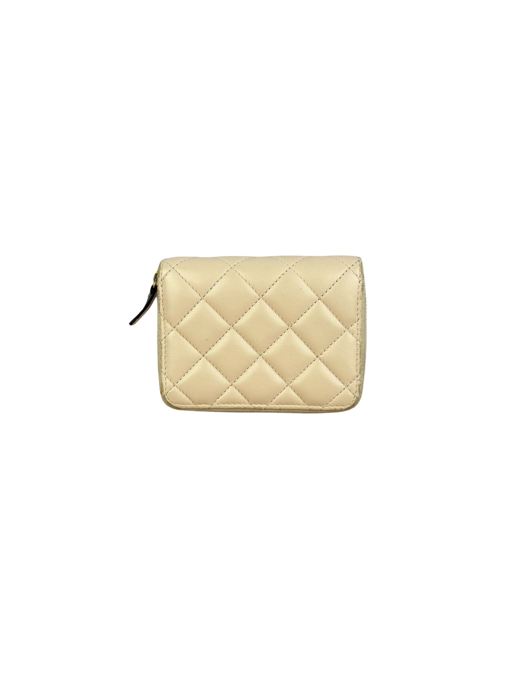 Versace Pink Leather Medusa Quilted Bifold Wallet