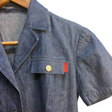 Burberry Blue Denim Short-Sleeve