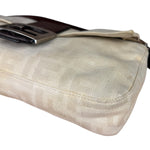 Fendi FF Canvas Baguette