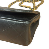 Chanel Black Quilted Leather Mini Flap Bag  2011