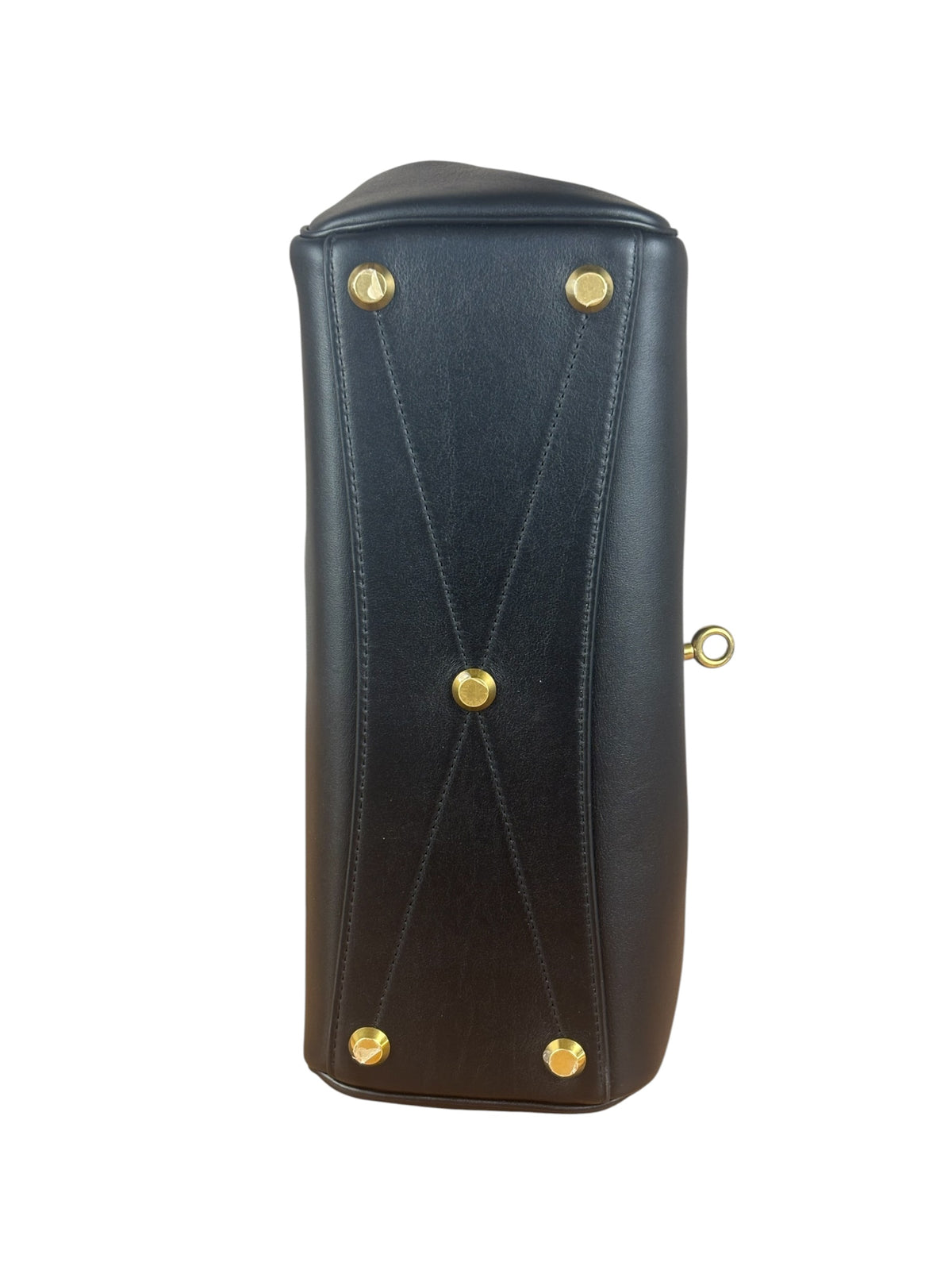 Balenciaga Black Leather Bel Air Carry All Two-Way Bag