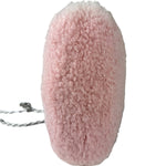 Miu Miu Pink Wool Teddy Two-Way Hobo Bag