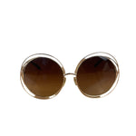 Chloe Carlina Oversized Round Sunglasses Rx