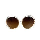 Chloe Carlina Oversized Round Sunglasses Rx