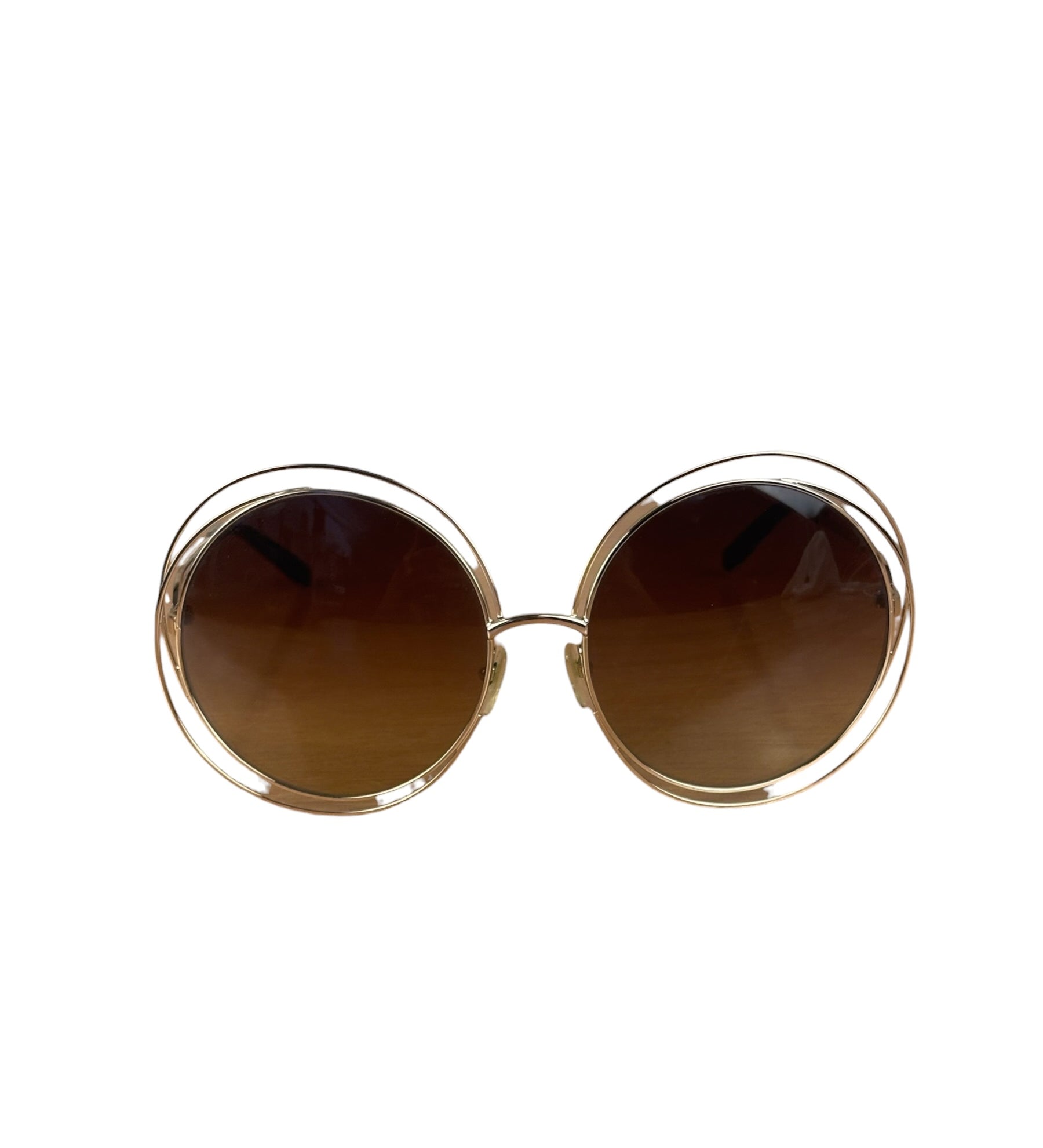 Chloe Carlina Oversized Round Sunglasses Rx
