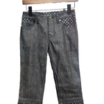 Louis Vuitton Grey Denim Cropped Pants