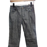 Louis Vuitton Grey Denim Cropped Pants