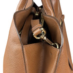 Prada Vintage Brown Leather Top Handle Bag