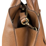 Prada Vintage Brown Leather Top Handle Bag