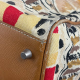 Prada Vintage Limited Edition Venetian Scene Canvas Tote Bag