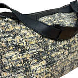Chanel Black/Beige Tweed Clover Hobo Shoulder Bag '05-'06