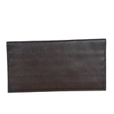 Yves Saint Laurent Vintage Brown Leather Long Bifold Wallet