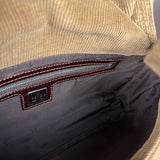 Fendi Brown Corduroy Baguette