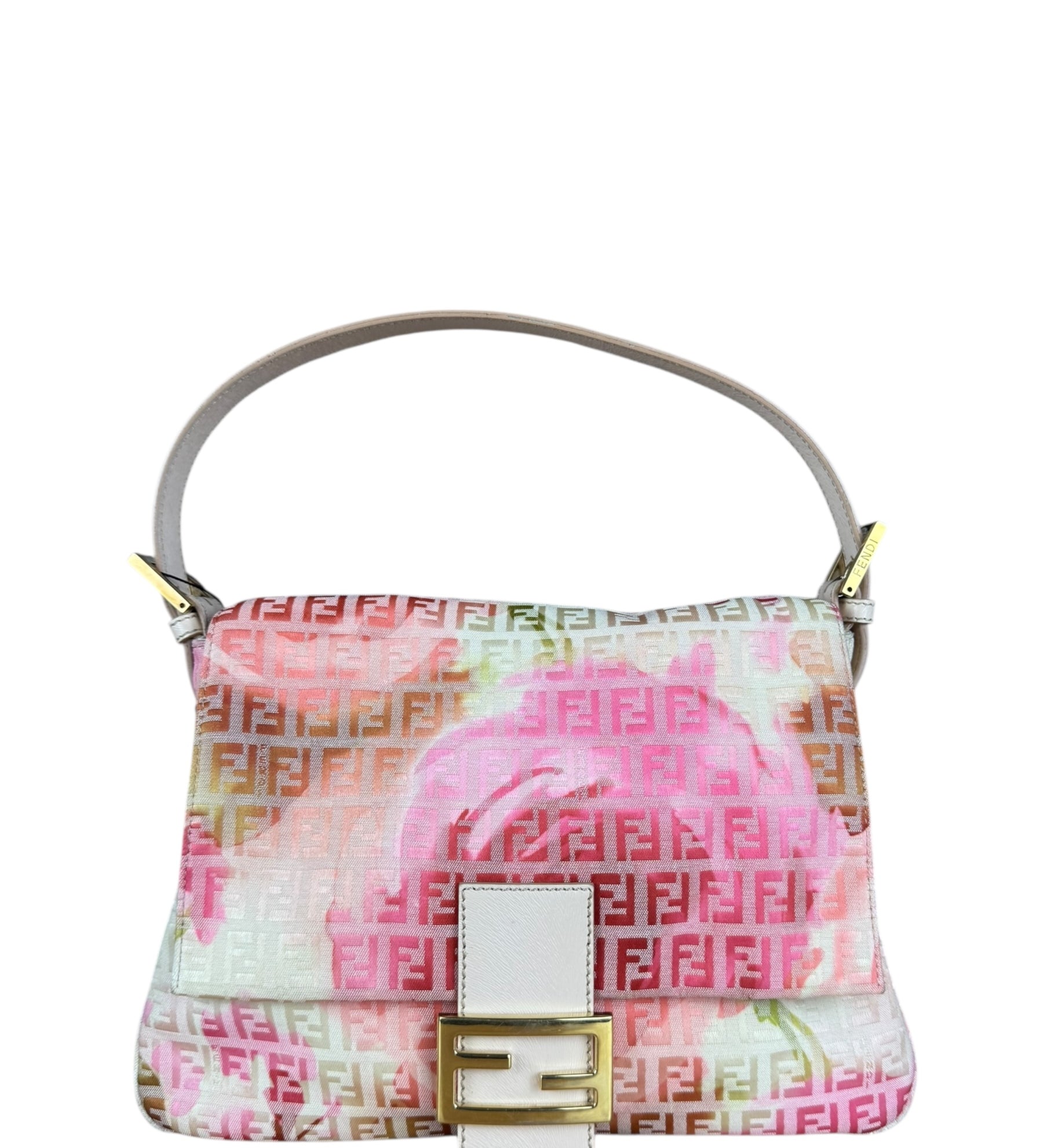 Fendi Zucchino Floral Mamma Baguette