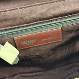 Metier Brown Leather Long Haul Toiletry Bag