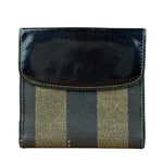 Fendi Vintage Striped Pequin Wallet