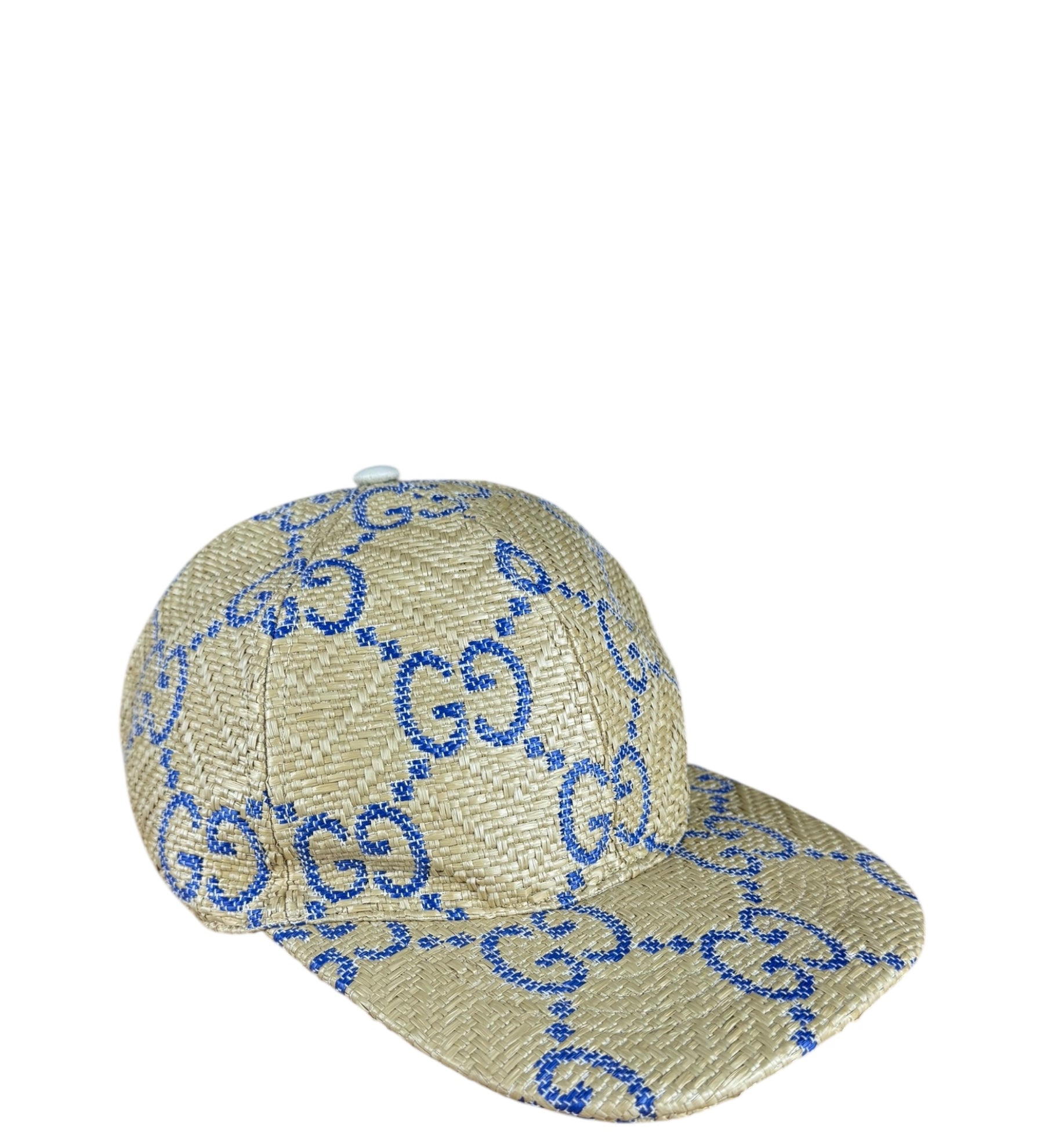 Gucci GG Raffia Baseball Cap