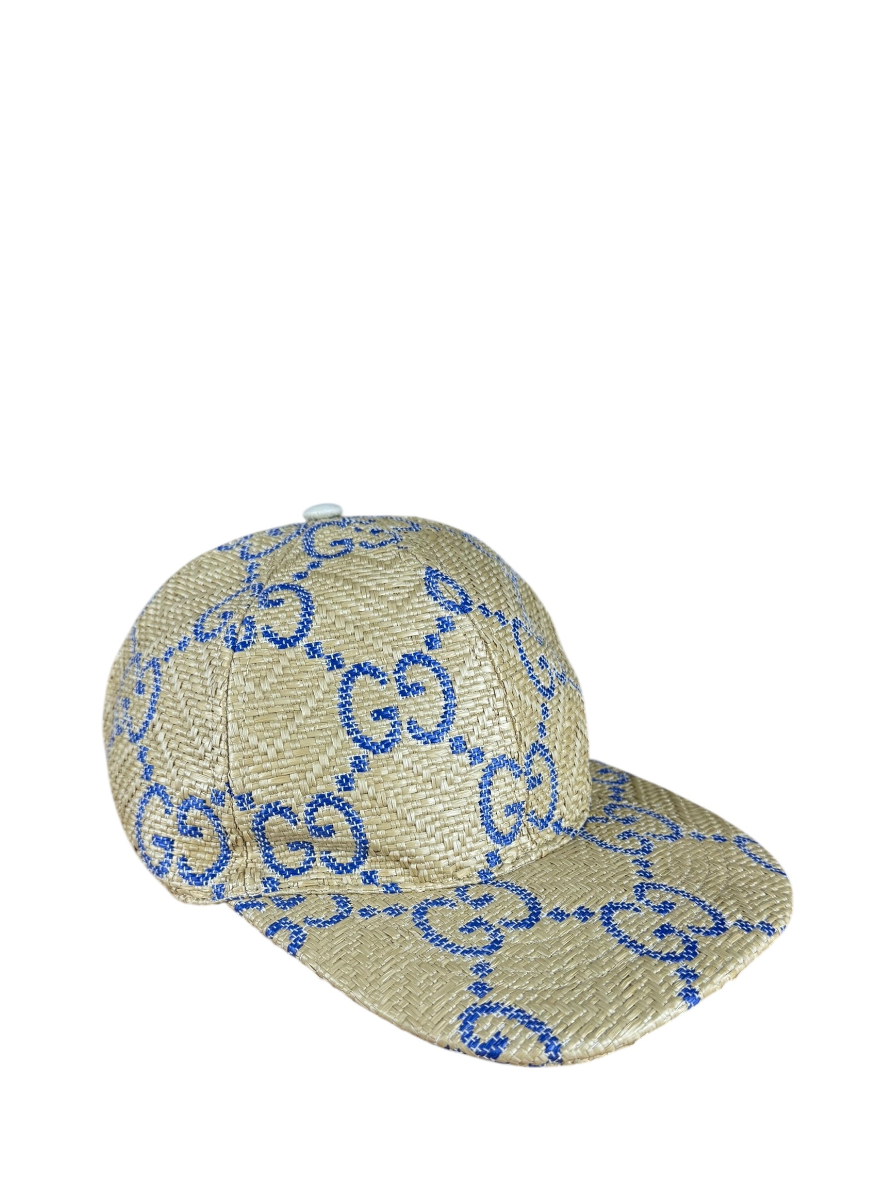 Gucci GG Raffia Baseball Cap