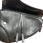 Christian Dior Black Calfskin Galaxy Saddle Messenger Bag