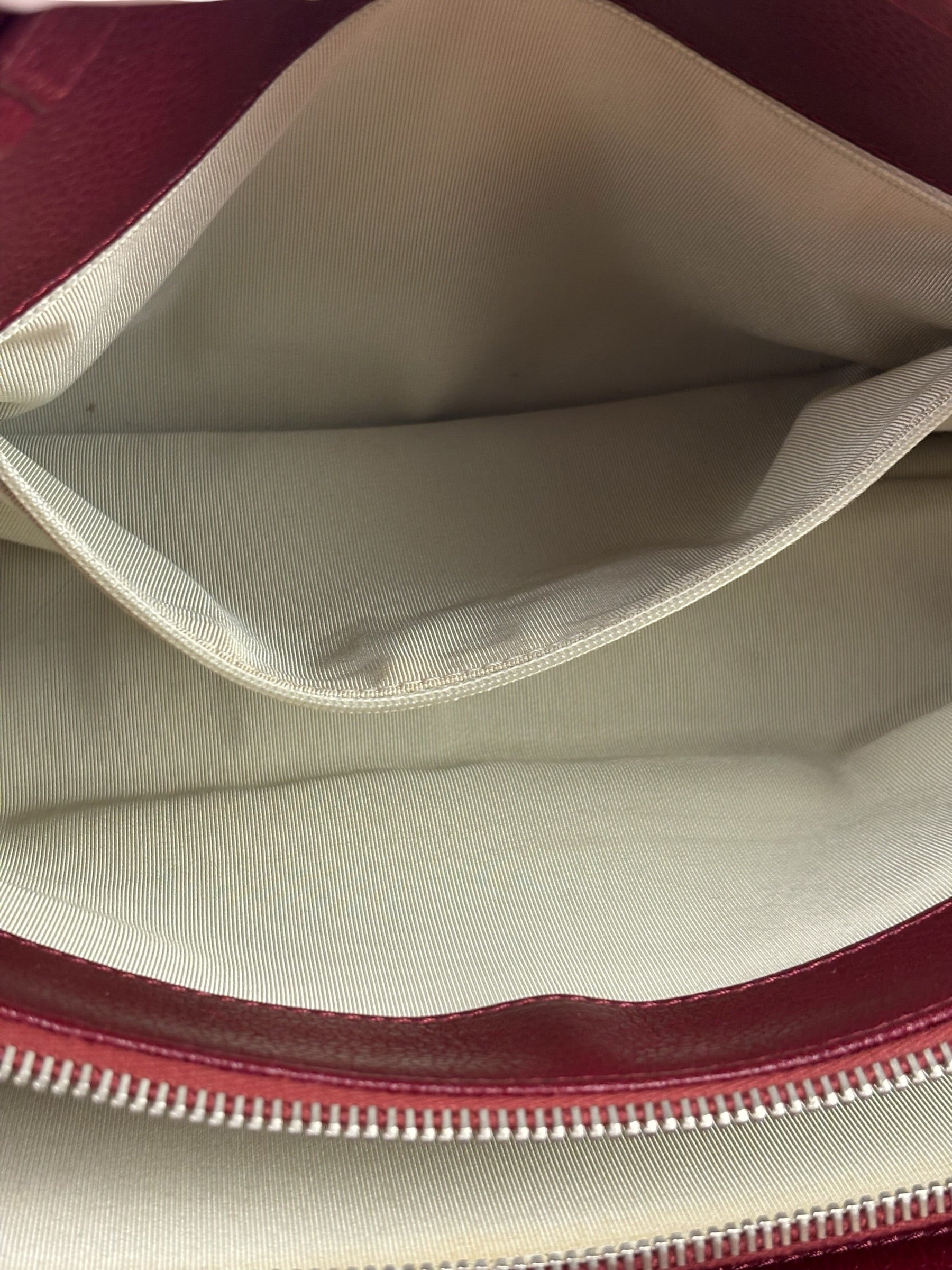 Chanel Burgundy Caviar Quilted Leather Tote 2010