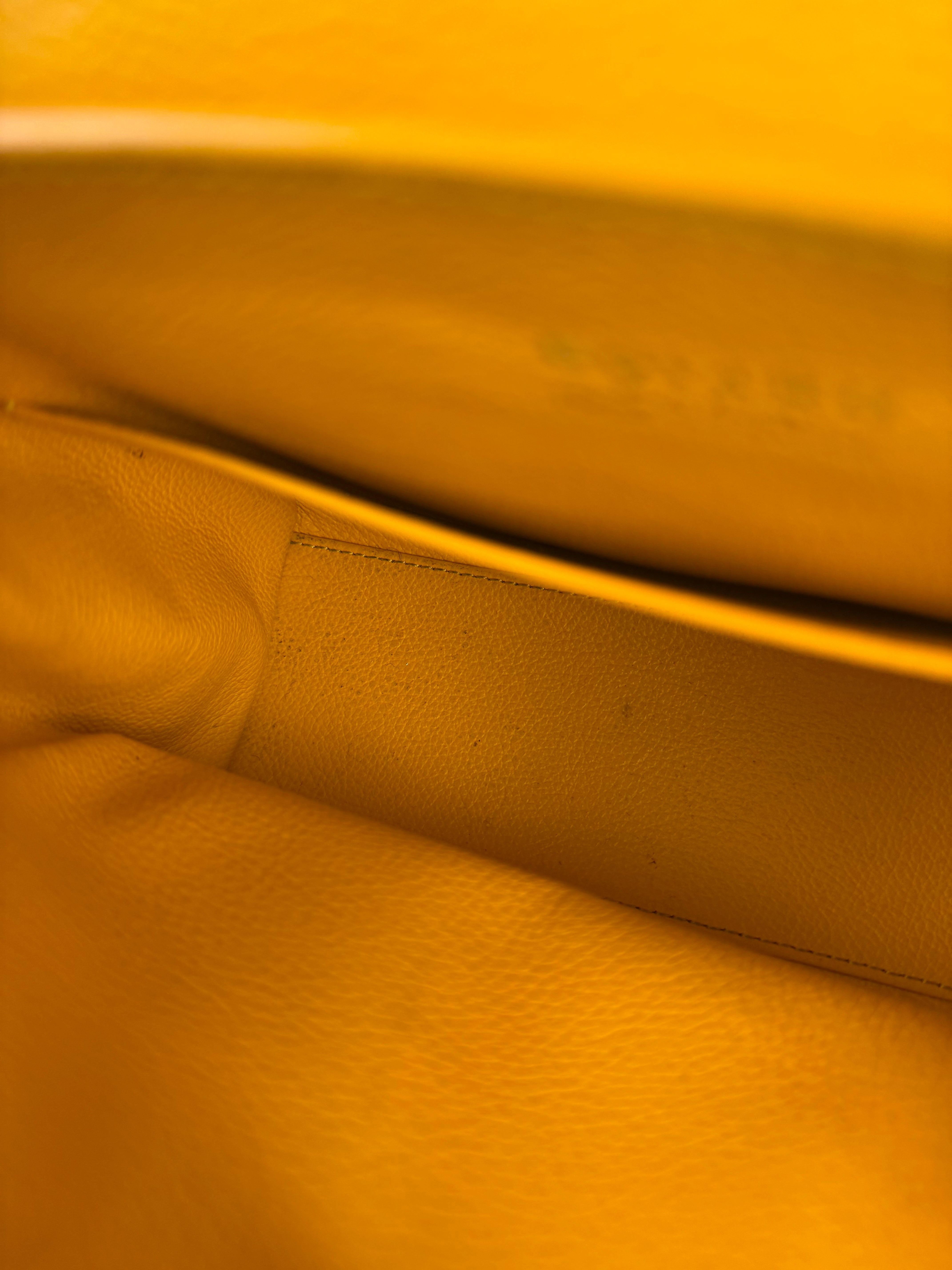 Goyard Mini Goyardine Soft Saigon Top Handle Bag Yellow