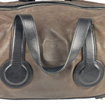 Celine Brown/Black Leather Bowling Bag