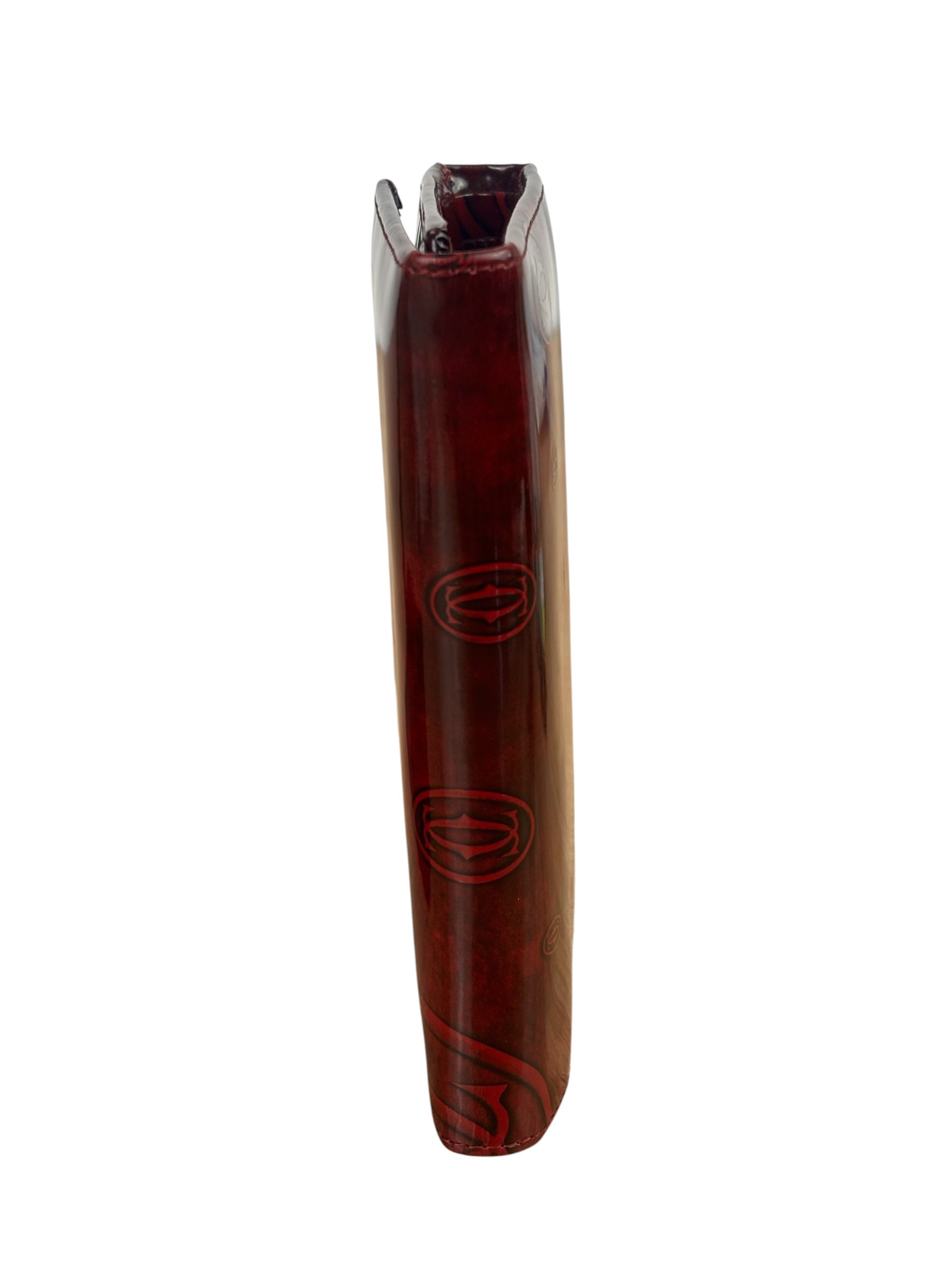 Cartier Red Patent Leather Must De Cartier Tri-Fold Wallet