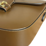 Gucci Tan Brown 1955 Horsebit Shoulder Bag