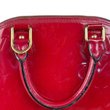 Louis Vuitton Red Monogram Vernis Alma bb